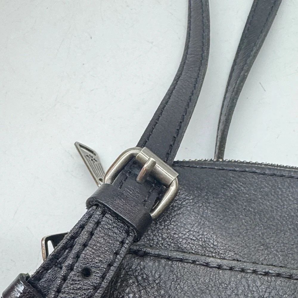 Patricia Nash Elegant Black Leather Crossbody Bag BP9347F